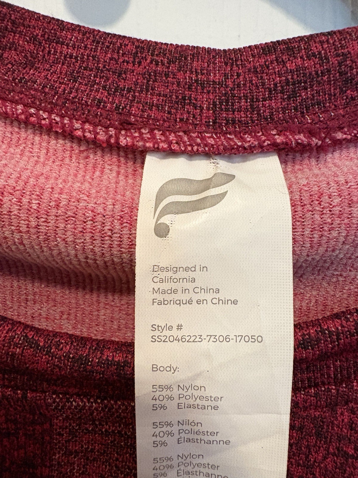 Fabletics Helena Seamless Crop Top Size L Pink EUC – 460