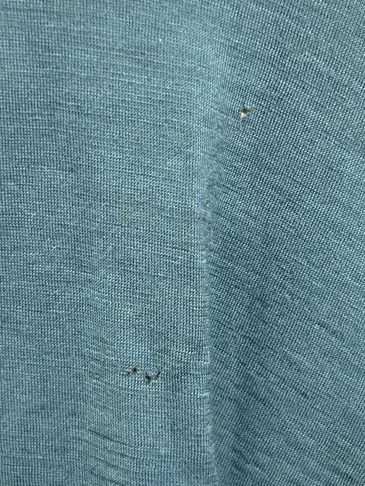 Smartwool Womens Merino 150 Base Layer Shirt Crew Neck Size Small Blue AS IS