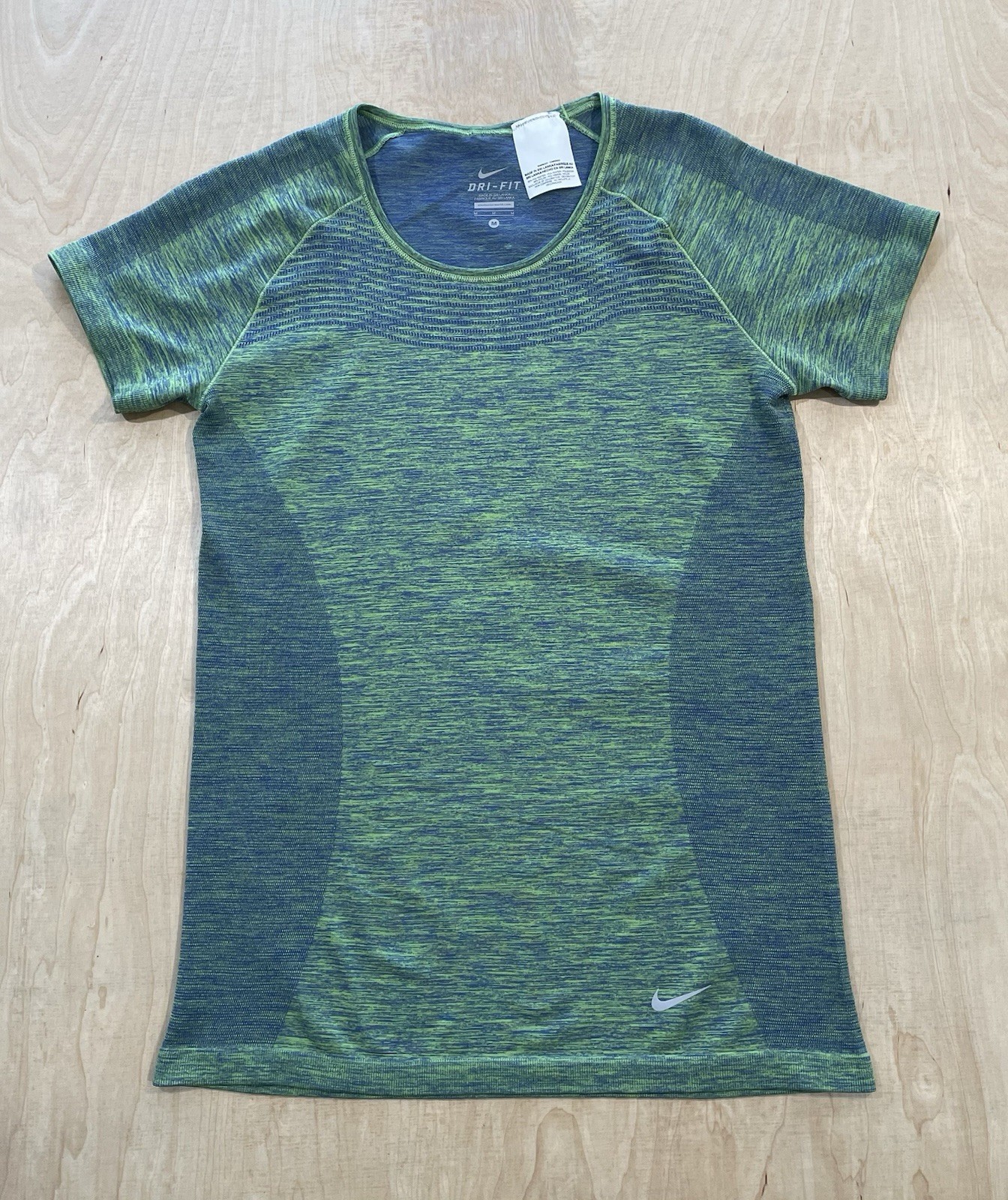 Nike Dri-Fit Compression T-Shirt Women’s Green Size M