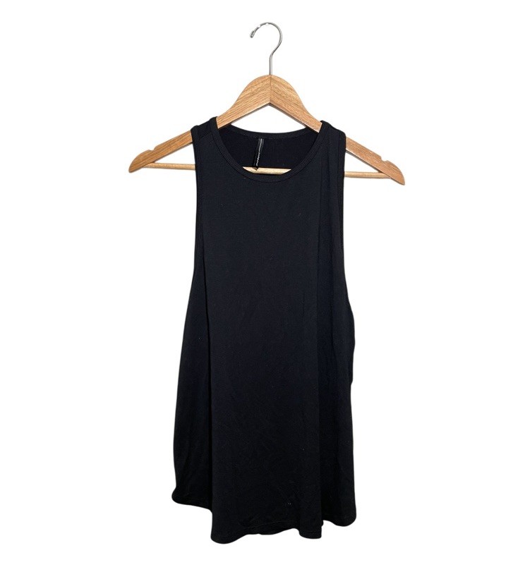 Carbon38 Black Racerback Tank Top Sz Small Gym Running USA