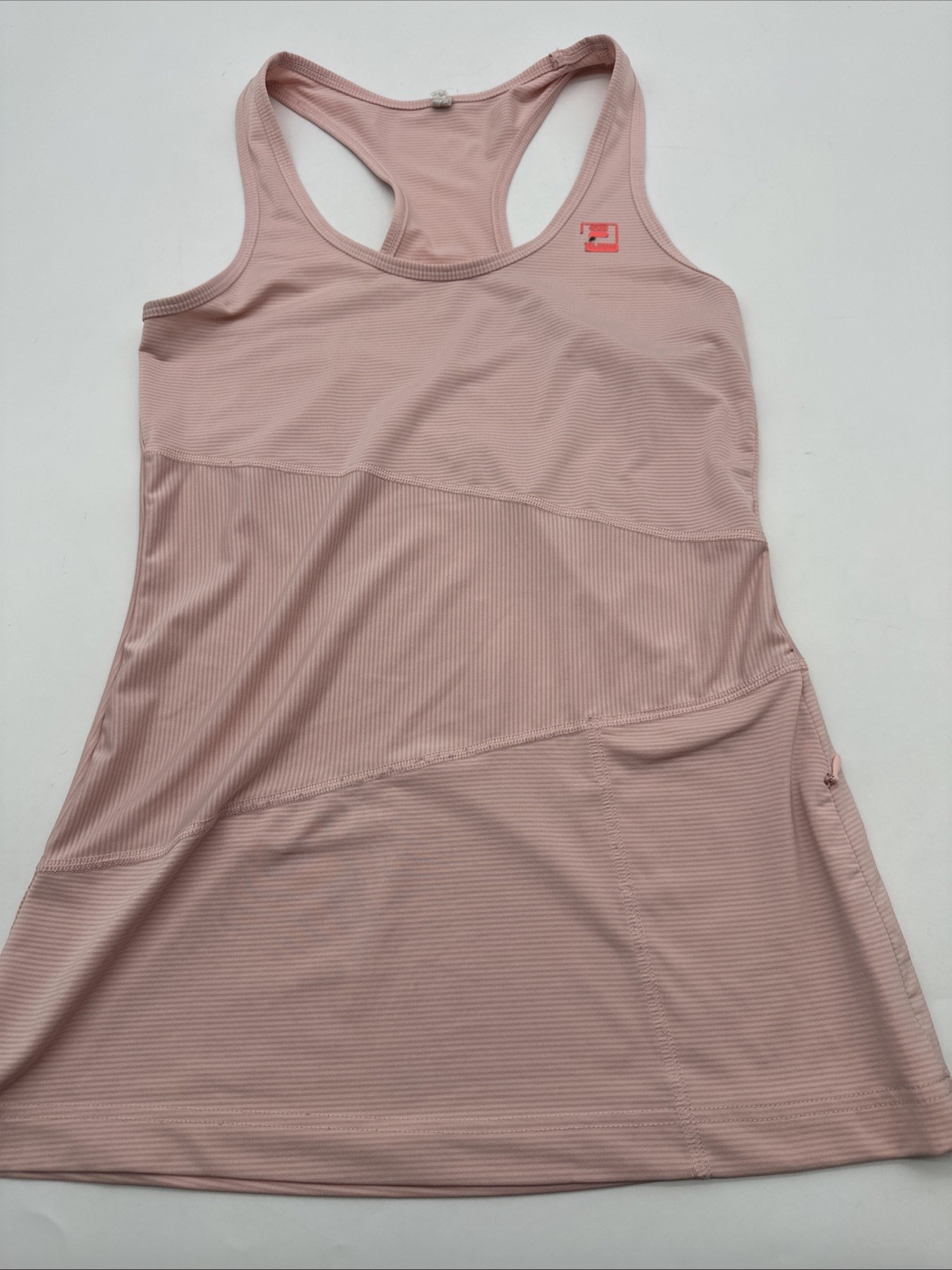 Fila Tank Top Women Small Pink Graphic Print Logo ..#33060