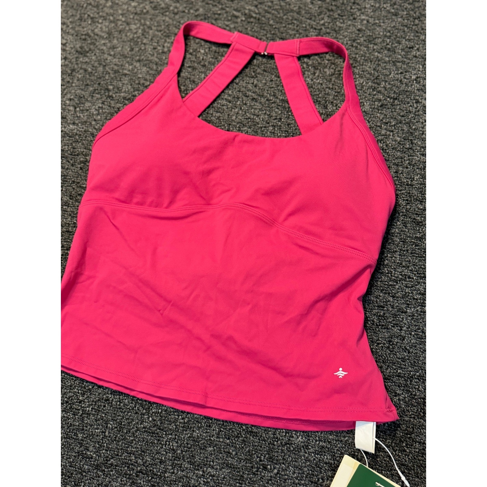 Halara Tank Top Pink Softlyzero Plush Four-Way Stretch Athleisure Size 4 Women