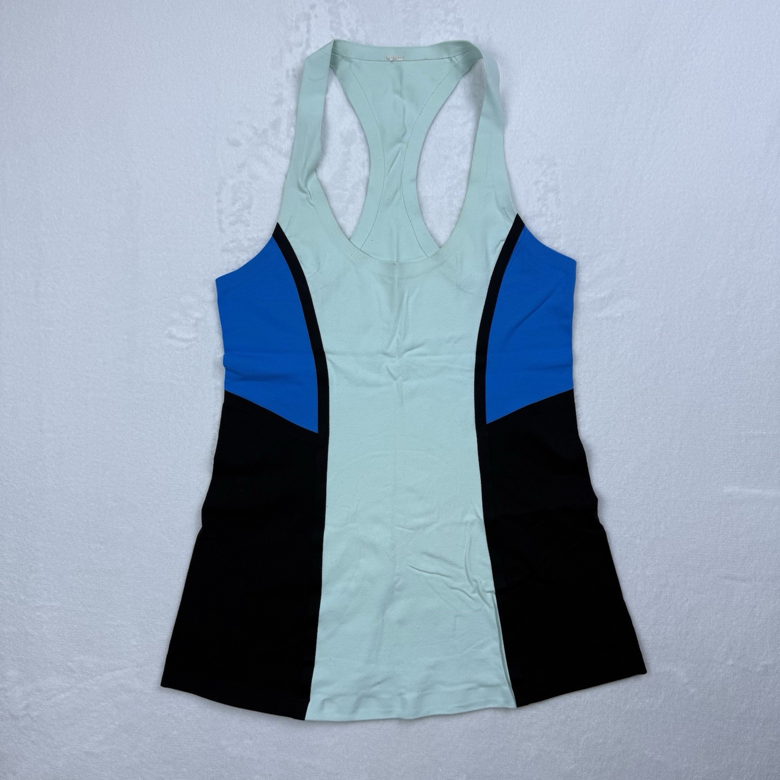 Lululemon Racerback Tank XS Athletic Running Yoga Tri-color Sports Lightweight