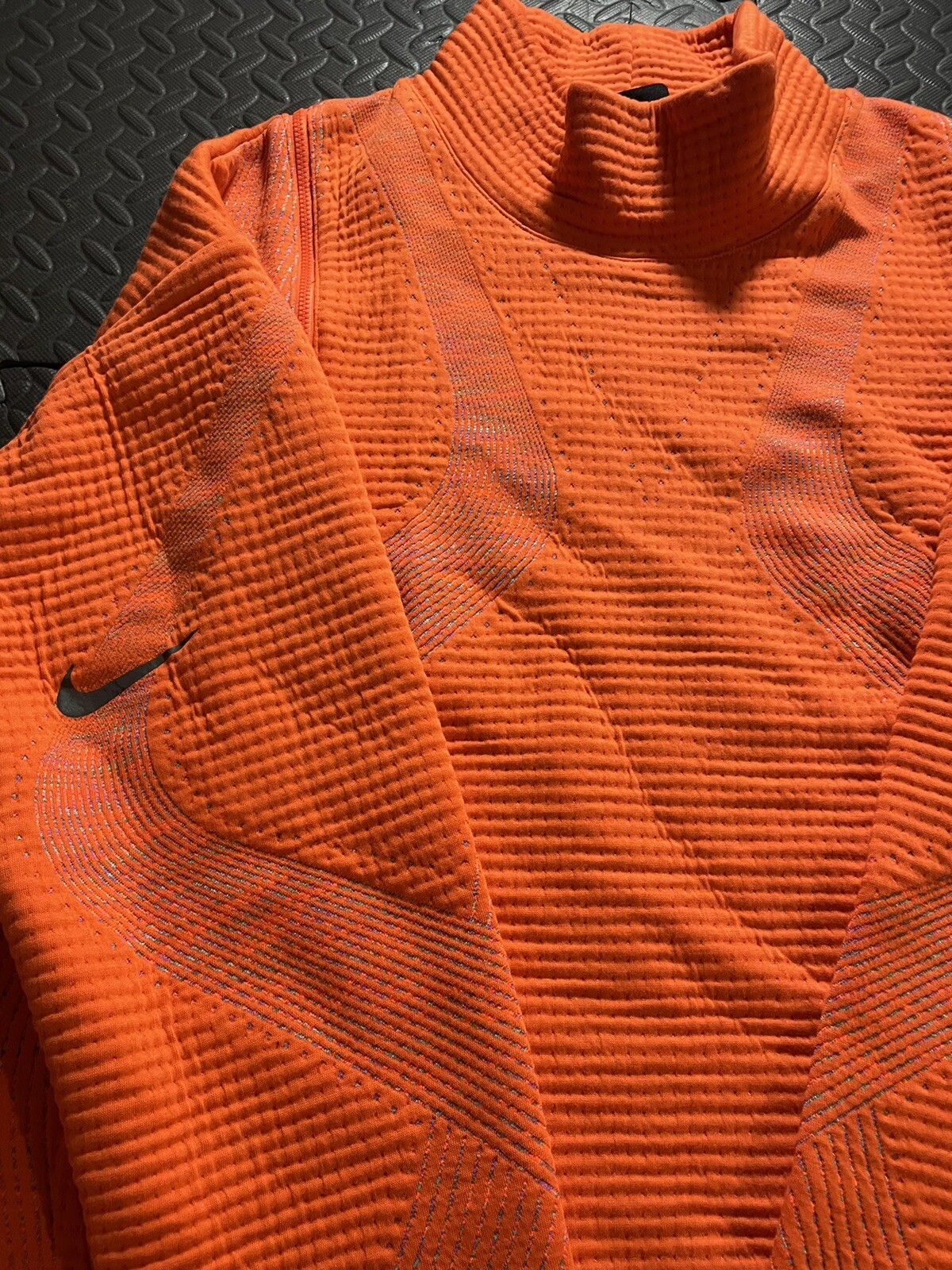 NIKE Orange Oversized Training Pullover Sweater CU5124-837 Size Medium MSRP$165