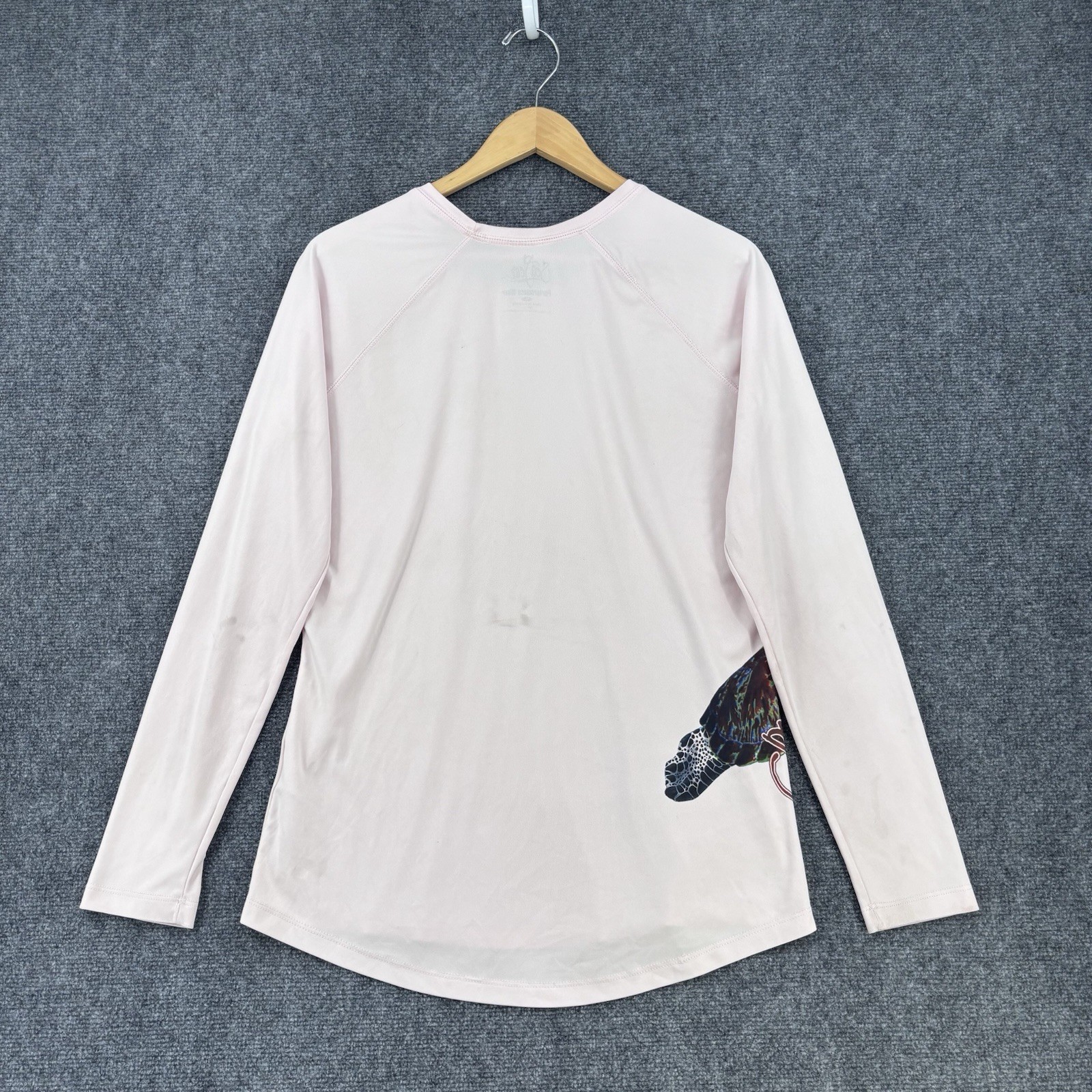 Sea Fear Sea Turtle Light Pink Performance Wear Long Sleeve UPF50 Women’s XL