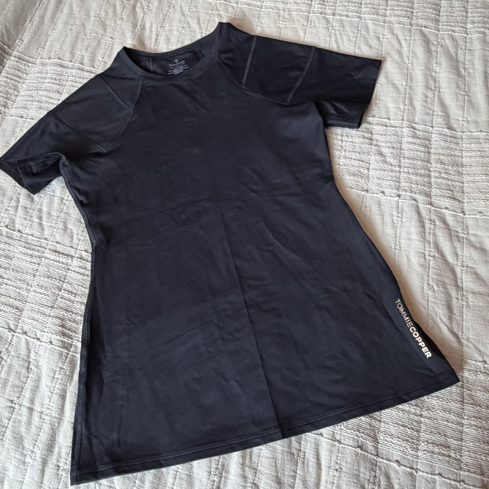 Tommie Copper Shirt Womens Large Shoulder Centric Support Black Posture
