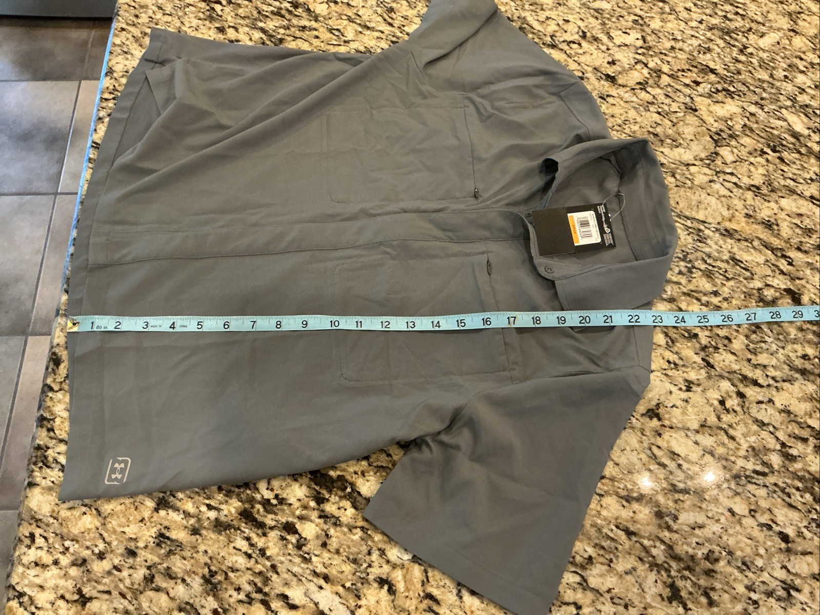 NWT Under Armour Short Sloeve Button Up Performance Fishing Shirt Women’s Size S