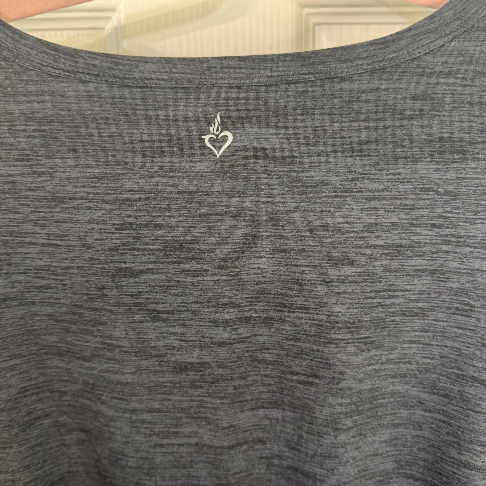 Torrid Sz 5 Super Soft Performance Jersey Cut Out Active Tee Phantom Spacedye