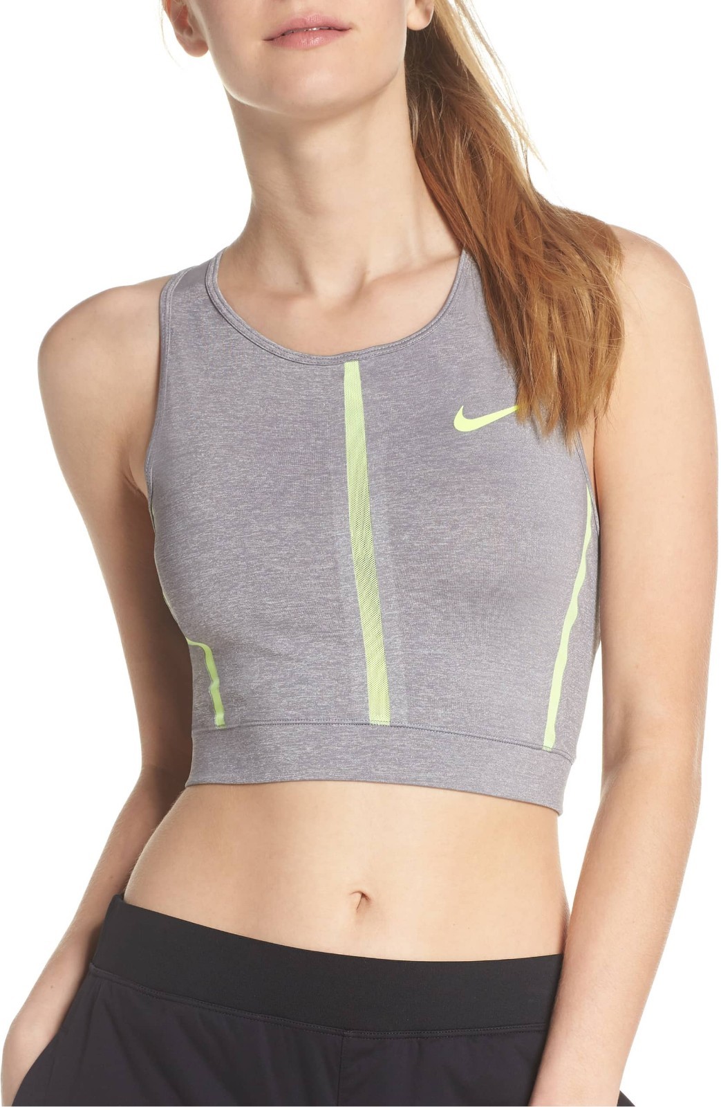 Nike Pro HyperCool Mesh Racerback Cropped Tank Top, 889627, Size S, MSRP $55