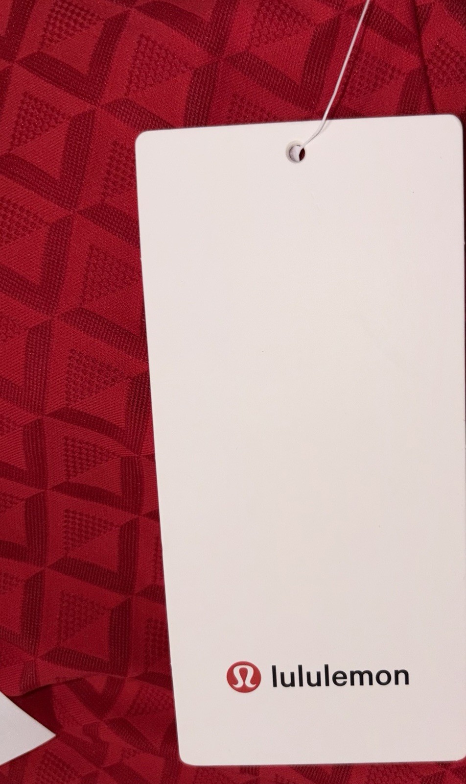 NWT🏓LULULEMON🏓X-LARGE🏓TEXTURED MESH TENNIS TANK🏓LULU RED/DARK SPORT RED🏓$68