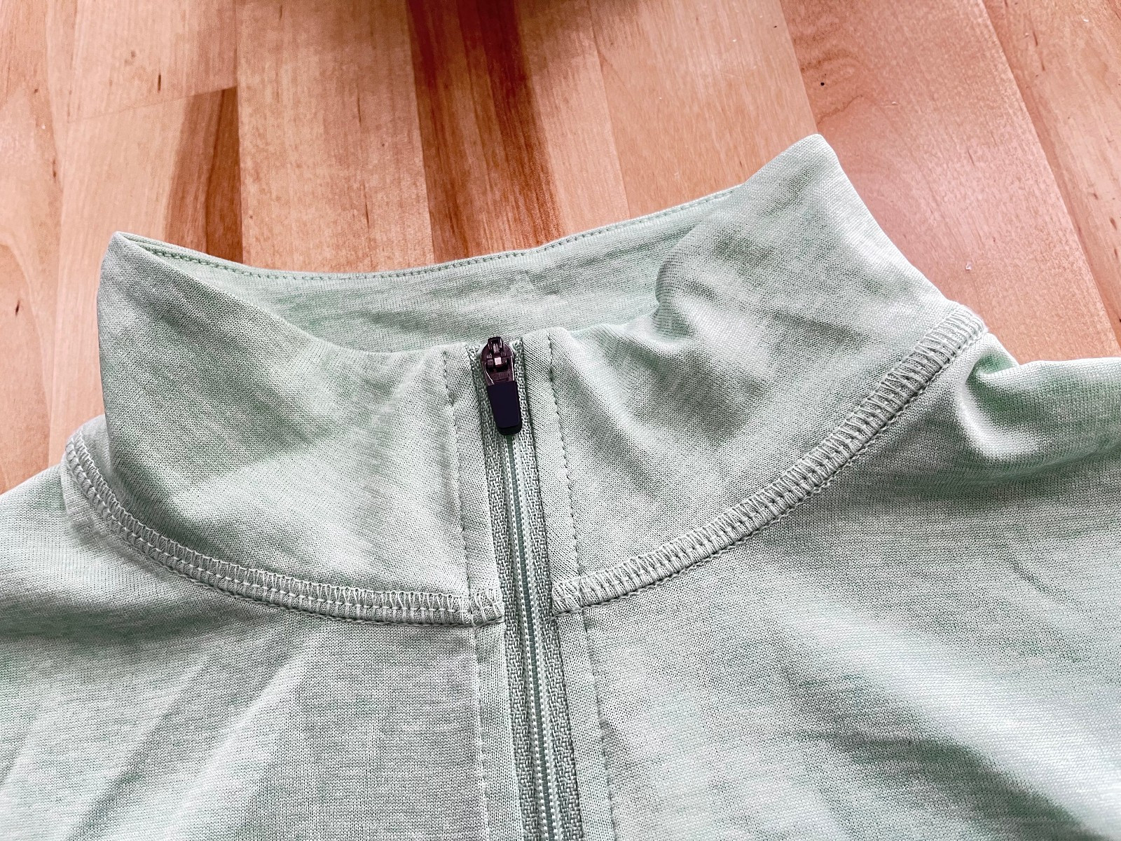 Ideology MINT GREEN 1/4 Zip Performance Activewear Pullover Top Women’s XS NEW