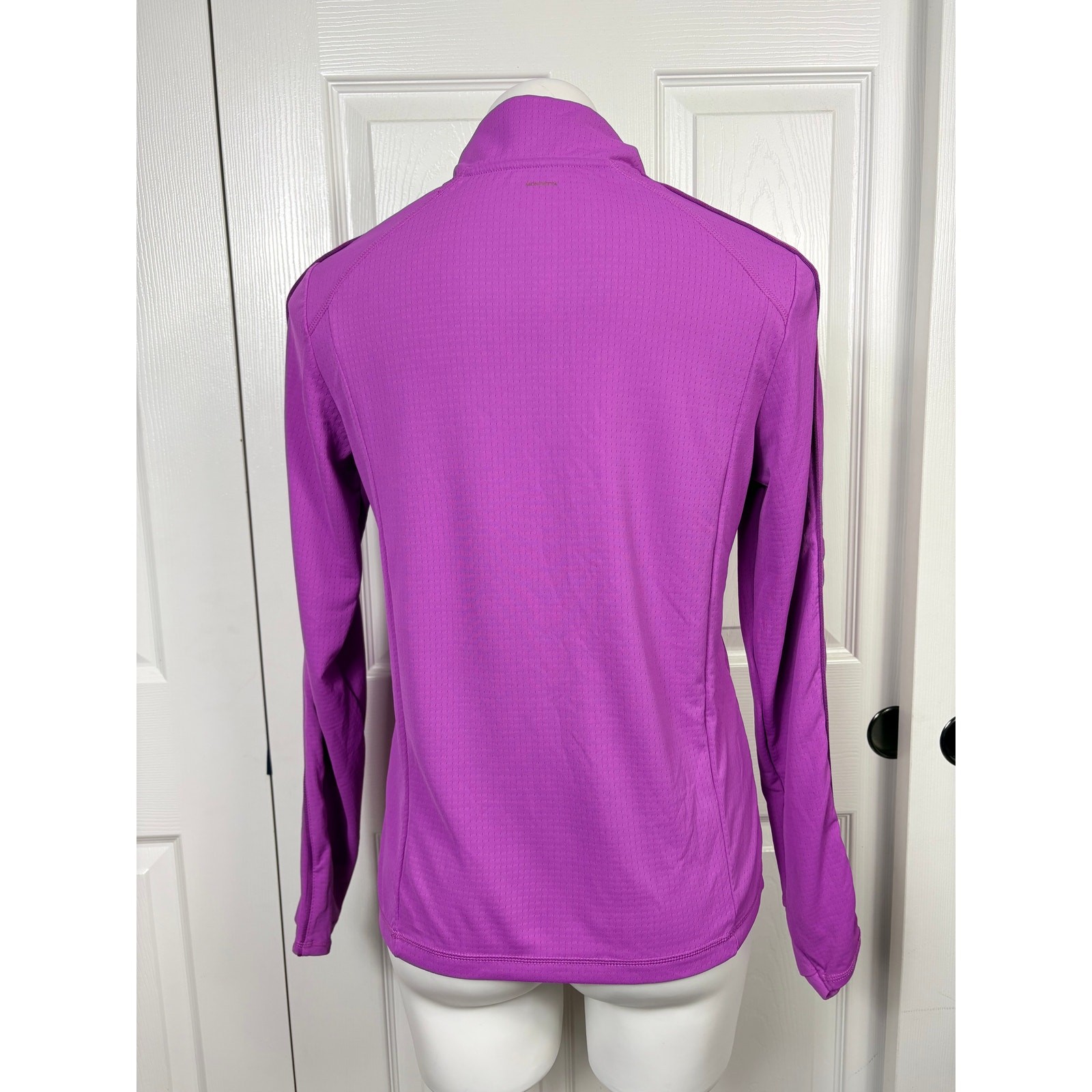 Mondetta Performance Recycled Polyester Top Puyllover 1/4 Zip Top Purple M
