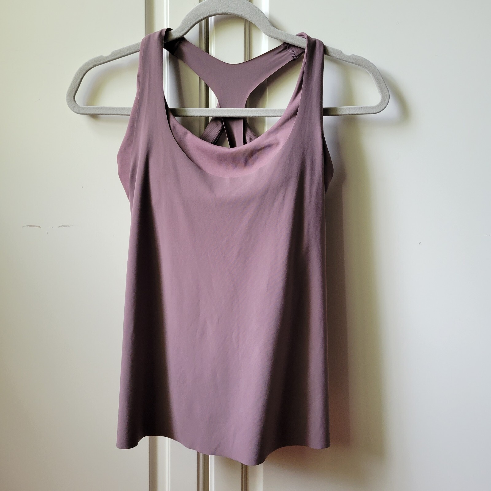 Athleta Ultimate 2-in-1 Support Top Size Small/Smoked Almond Brown Size S