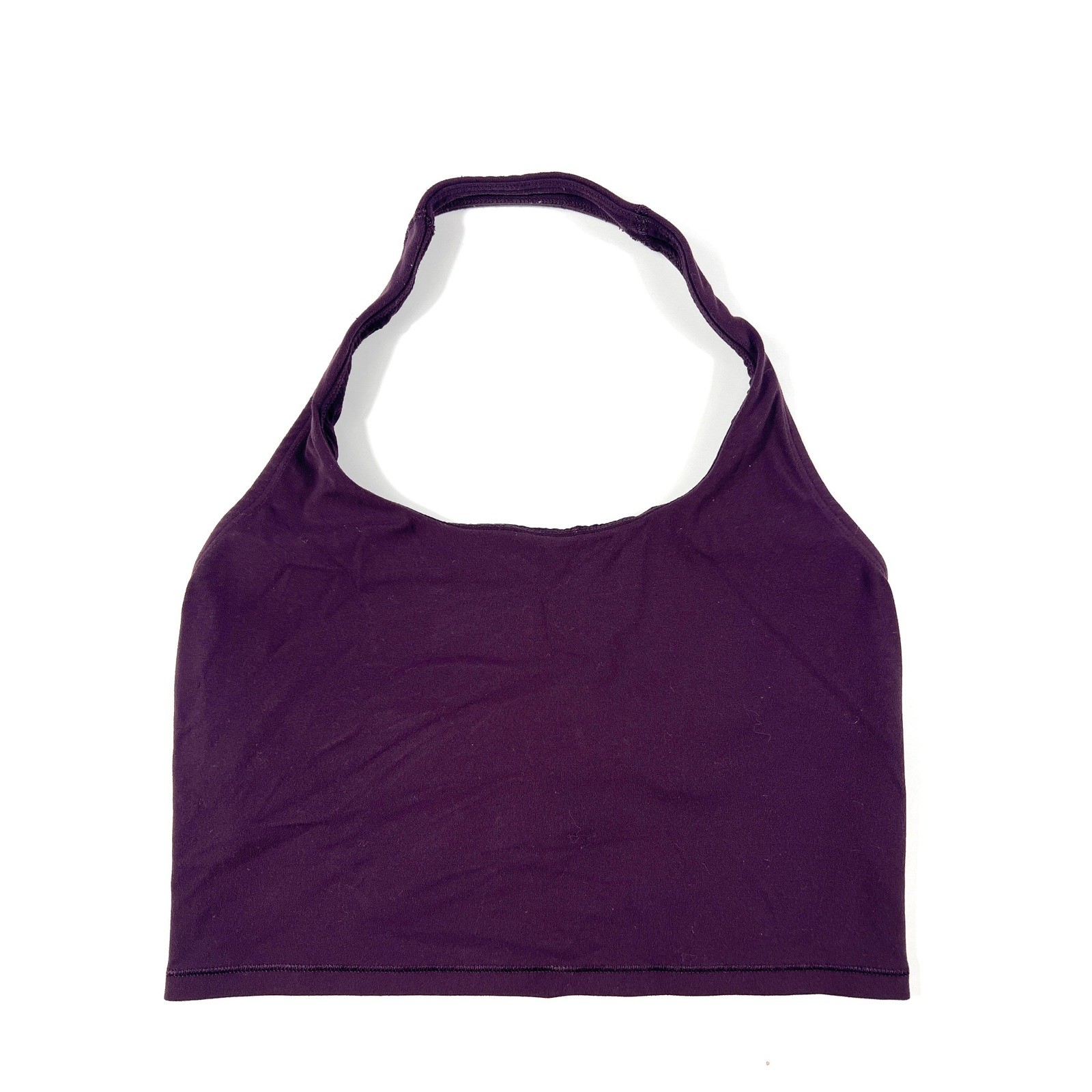 Athleta Purple Halter Neck Sports Bra Crop Top Yoga Pilates Workout Tank XS