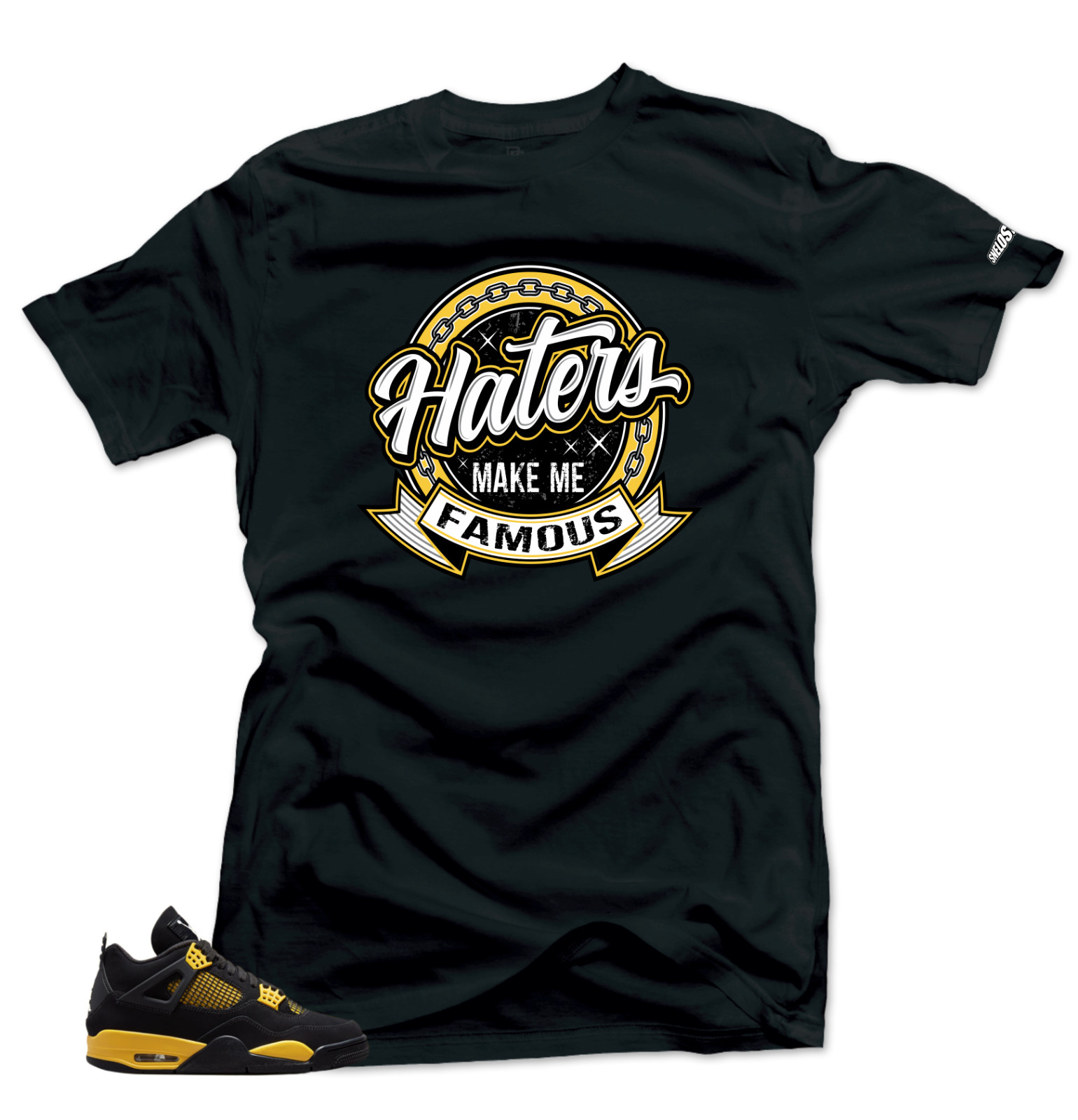 Shirt To Match Jordan 4 Retro Thunder HATERS Match Sneaker Shirts
