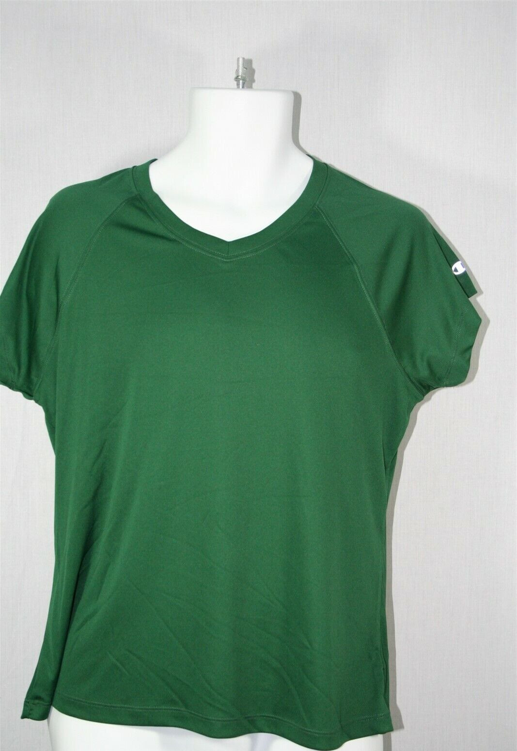 24A12 Champion CW23 Women’s V-Neck Double Dry Wicking Shirt XL Green