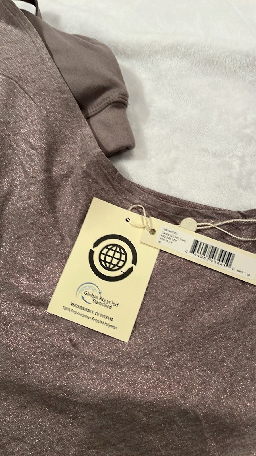 Max Studio Performance Garden Tank And Bra Combo, Size M, Heather Clay MSRP$69