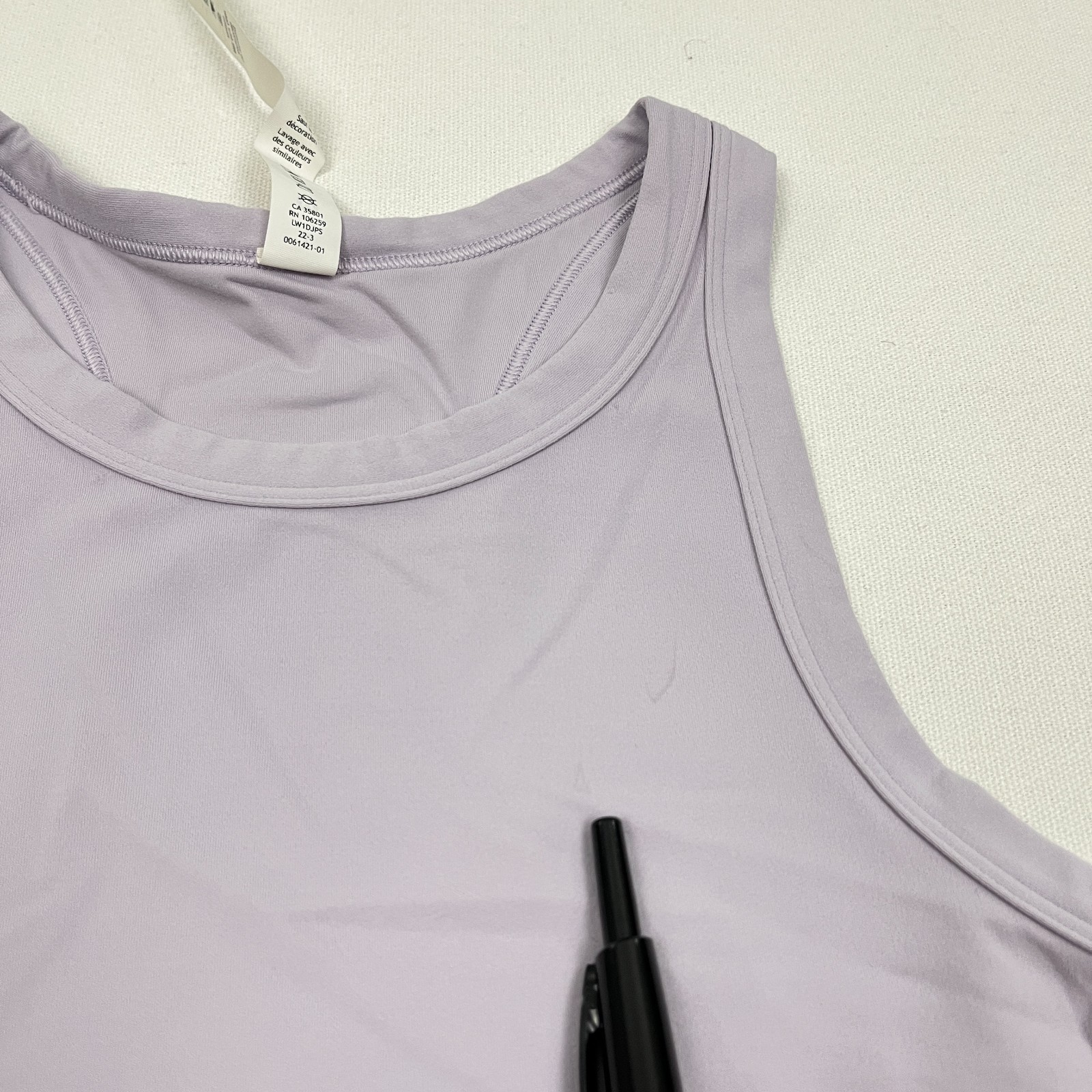 Lululemon Align Hip Length Racerback Tank Top Size 4 Faint Lavender Purple Yoga