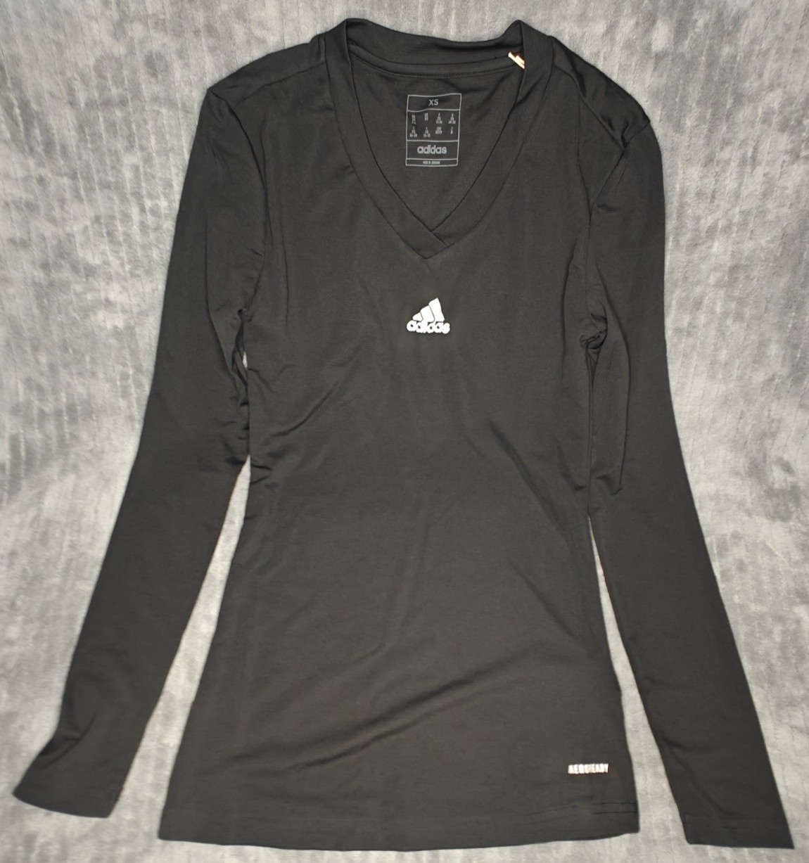 Adidas Women’s Team Base Tee Black Small long sleeve XS NWT