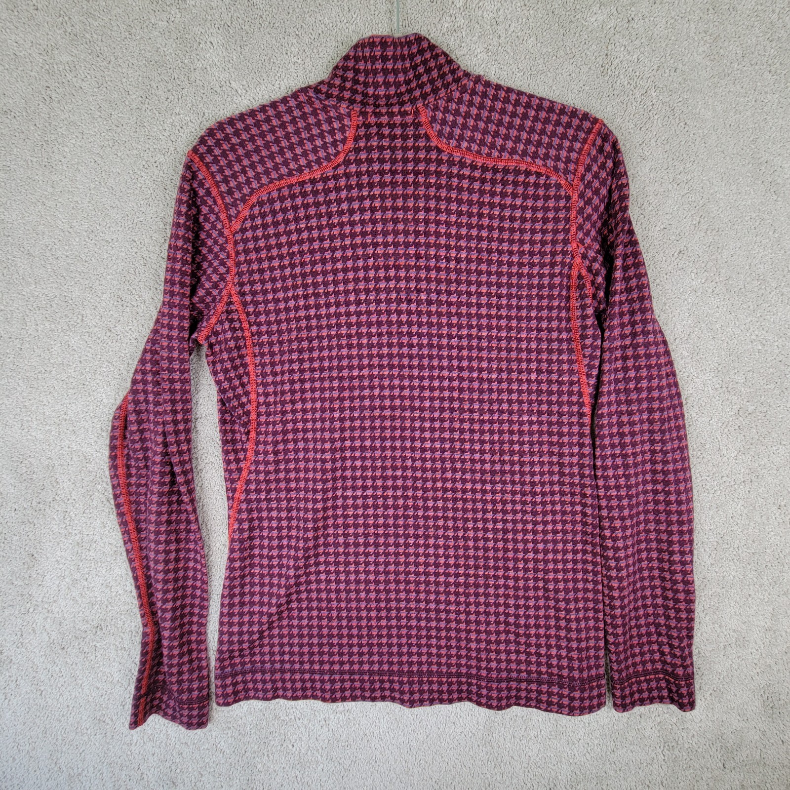 Smartwool Quarter Zip Pullover Merino Wool Baselayer Size XL Hiking Camping