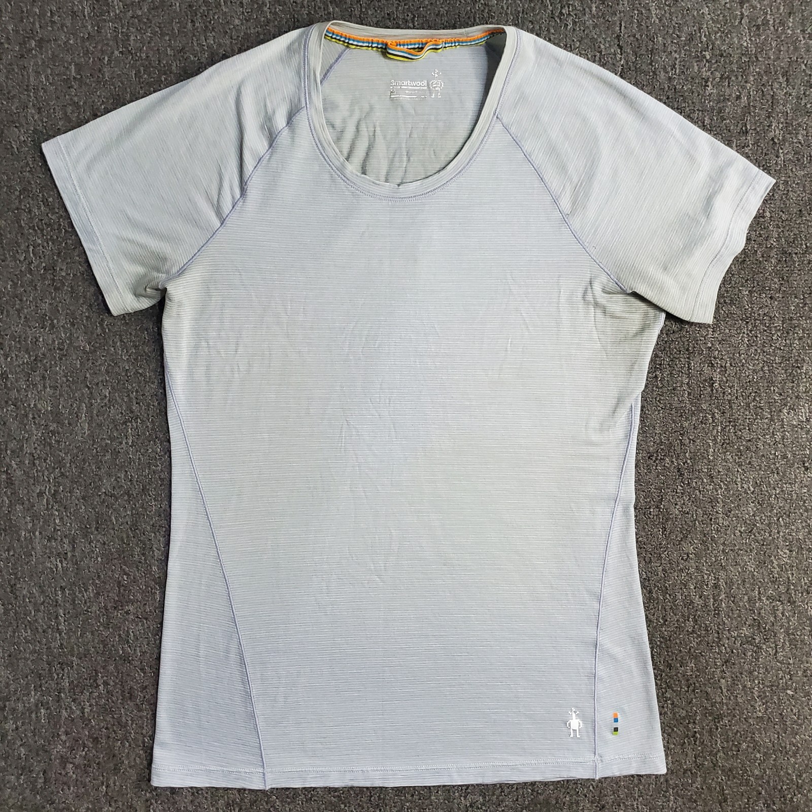 Smartwool T Shirt Women’s Medium Gray Merino Blend Short Sleeve Base Layer Tee