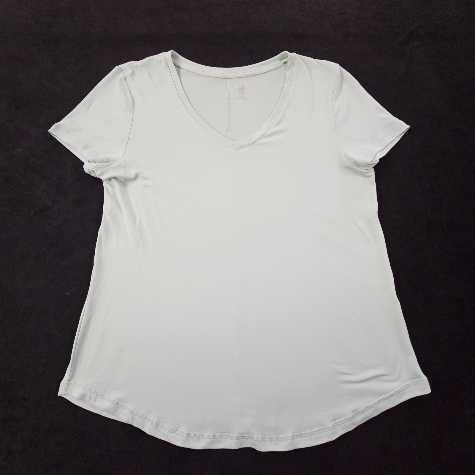 Ideology Green Short Sleeve V-Neck Performance T-Shirt Women’s M
