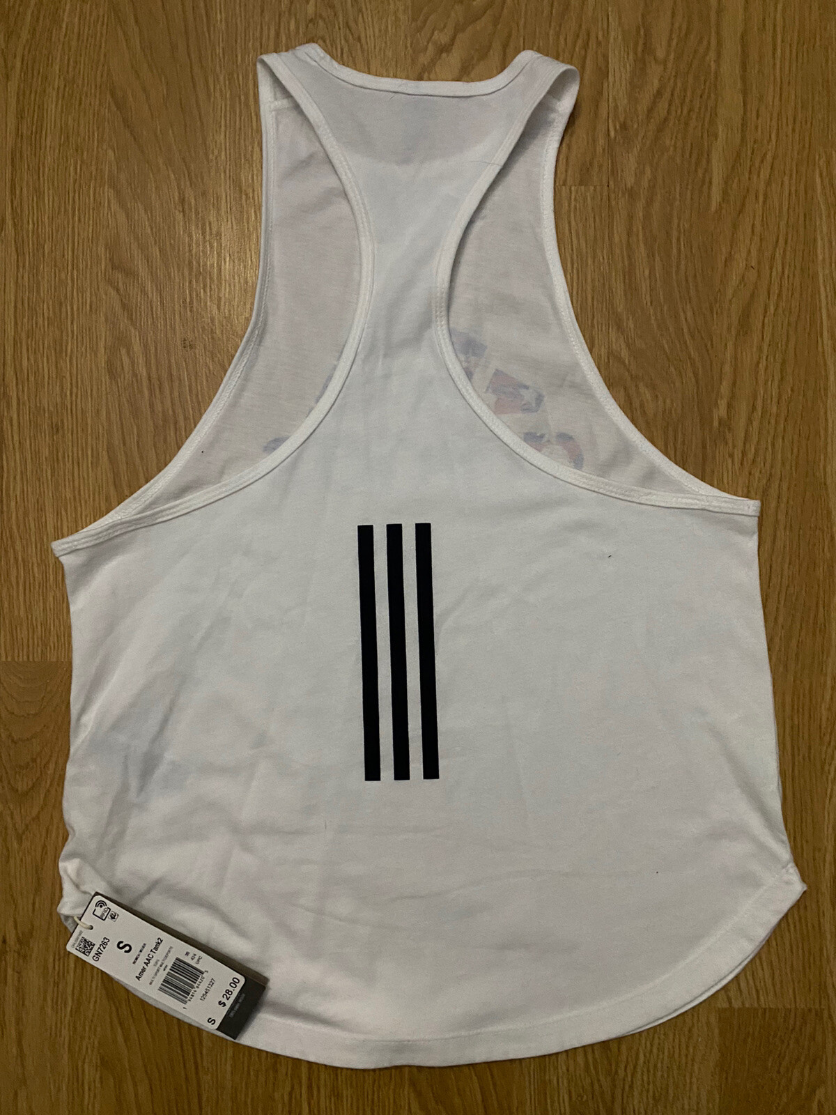 👚Adidas MEDIUM Versatile Multi Sport Tank Top White America Legend Ink 2I