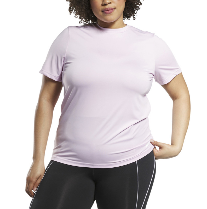 Reebok Identity Training Speedwick T-Shirt Pixel Pink Plus Size 2X