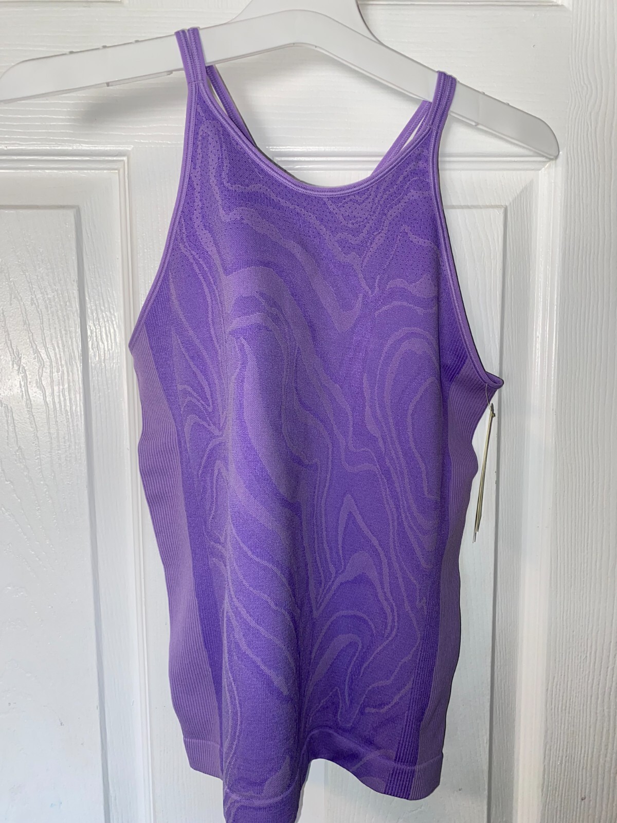 ALL IN MOTION Ladies Athletic Tank Size L (10-12) Cross Back Lavender NEW