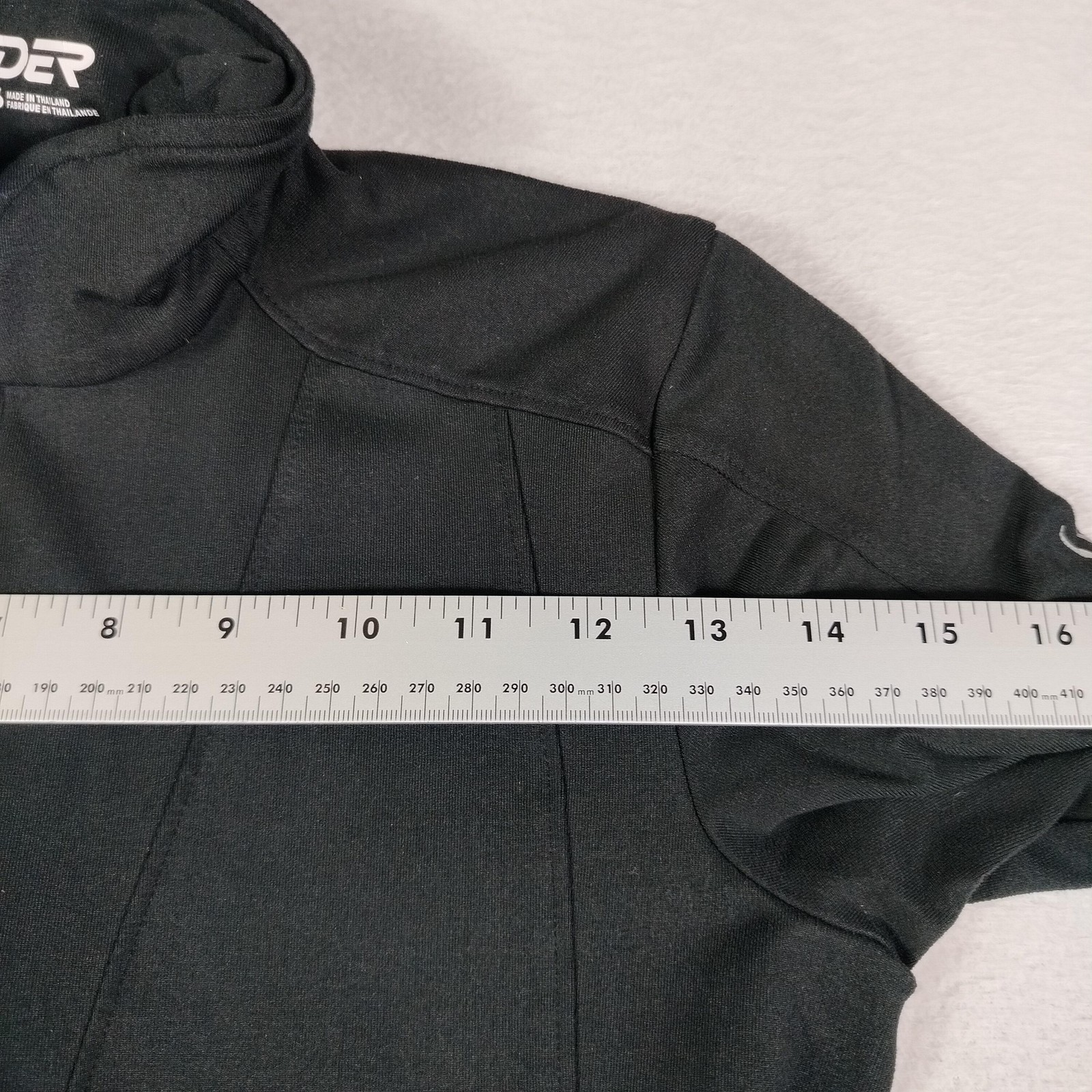 Spyder Pullover Women’s 6 Black Half Zip Performance Base Layer Top Ski