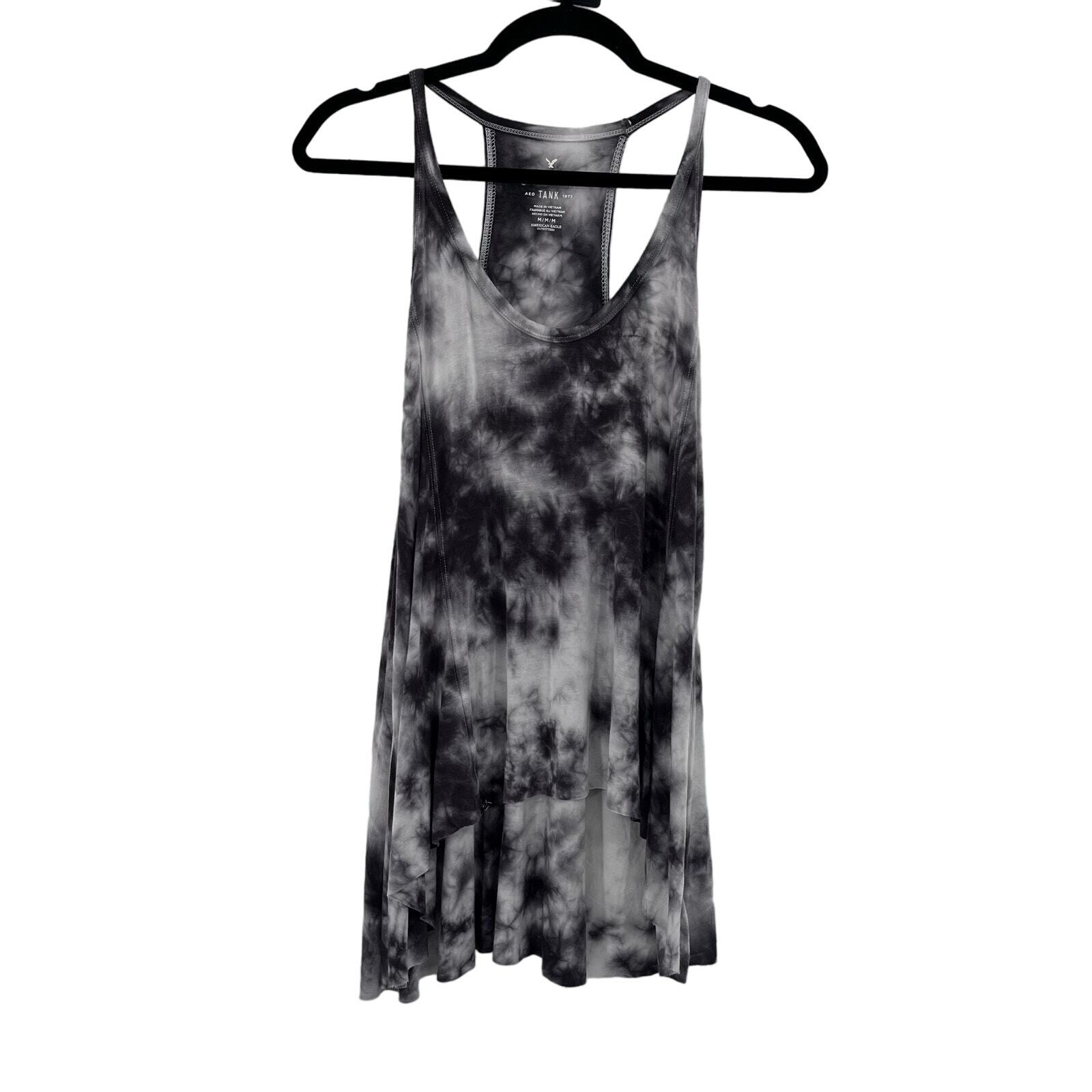 American Eagle Soft & Sexy Racer Tank Tie Dye Hippie Boho Medium