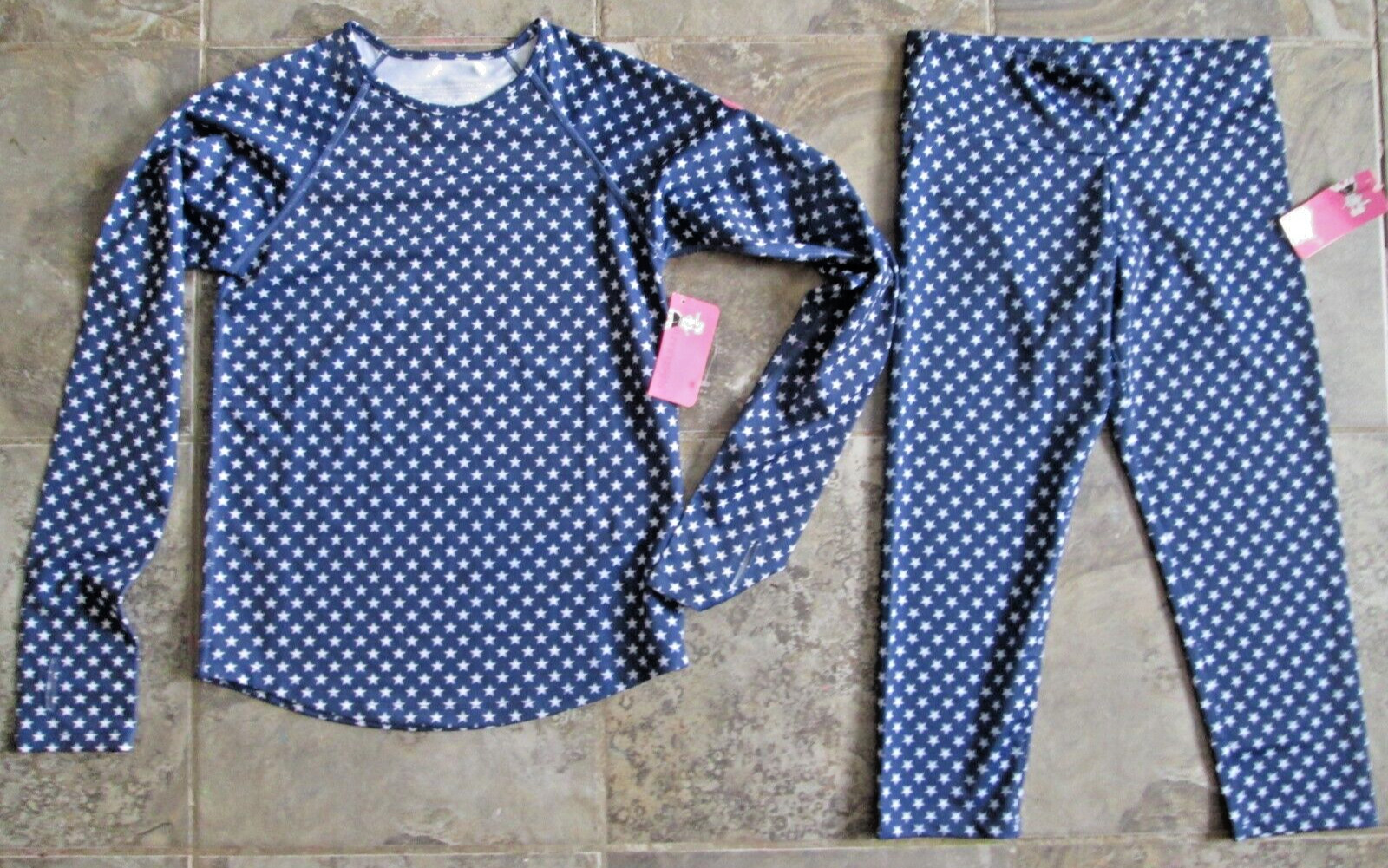 Runningskirts.com Women’s Super Duper XS Running Set Shirt Pants Top Bottom Blue