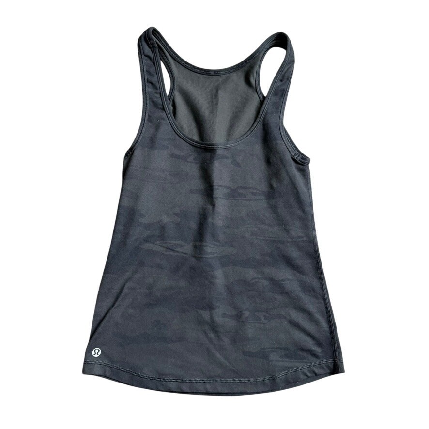 Lululemon Camo Tank Wunder Under Fabric Women’s 4