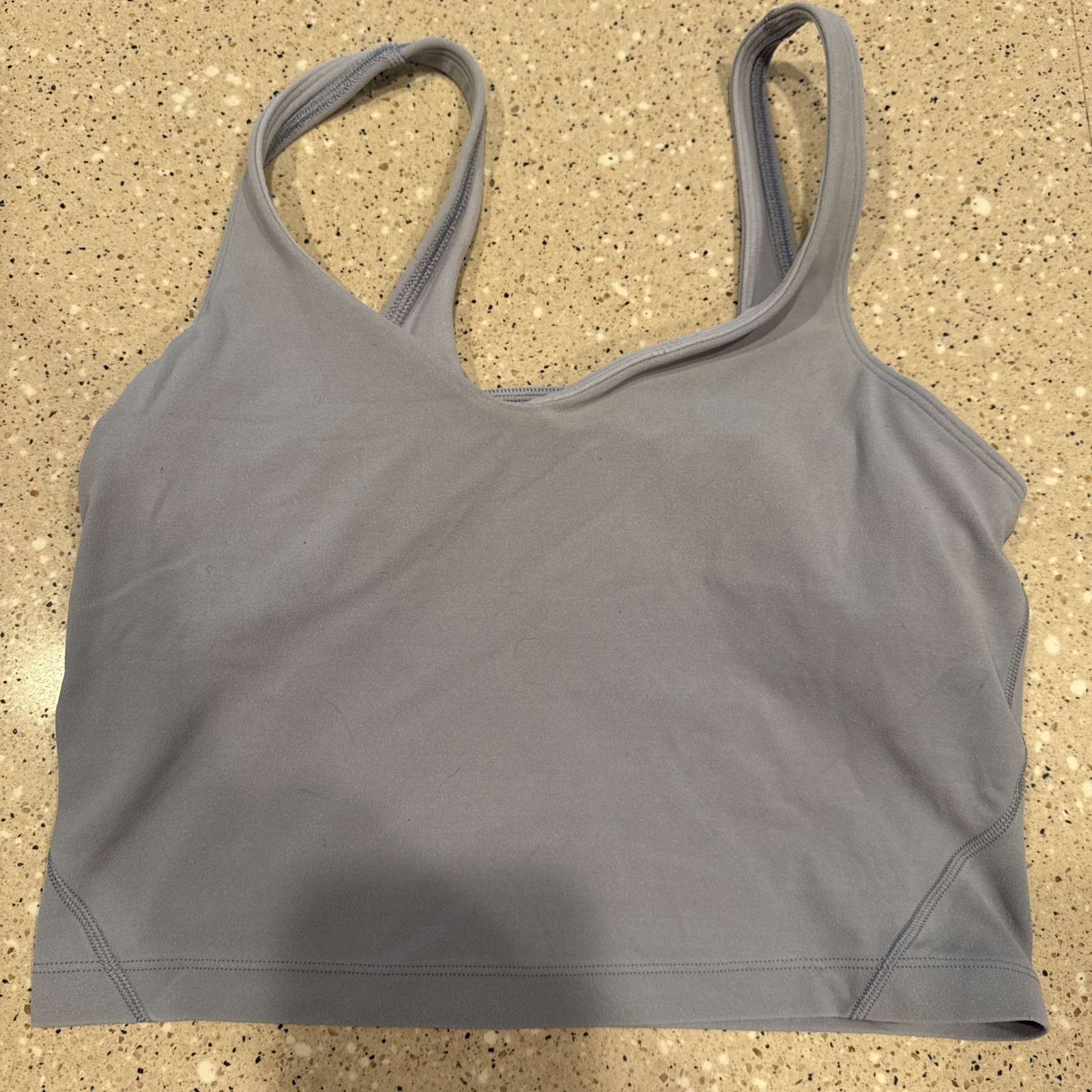 Lululemon Align Vneck Tank Top, Size 6, Light Powder Blue, EUC