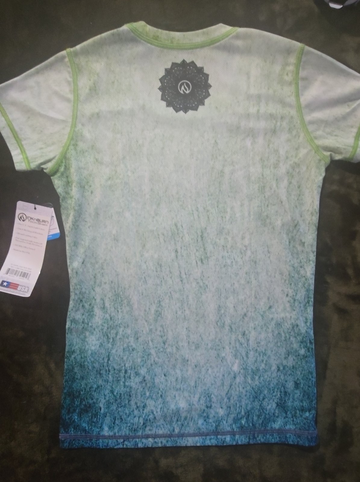 INKnBURN Women’s Ganesha Tech Shirt XXS NWT Running Top