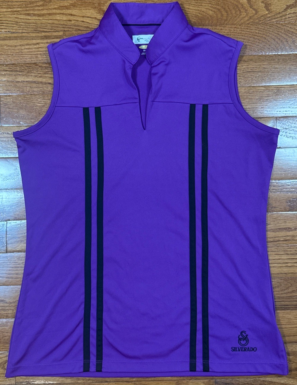 Greg Norman Play Dry Purple Athletic Dri-fit Golf Shirt Women’s M