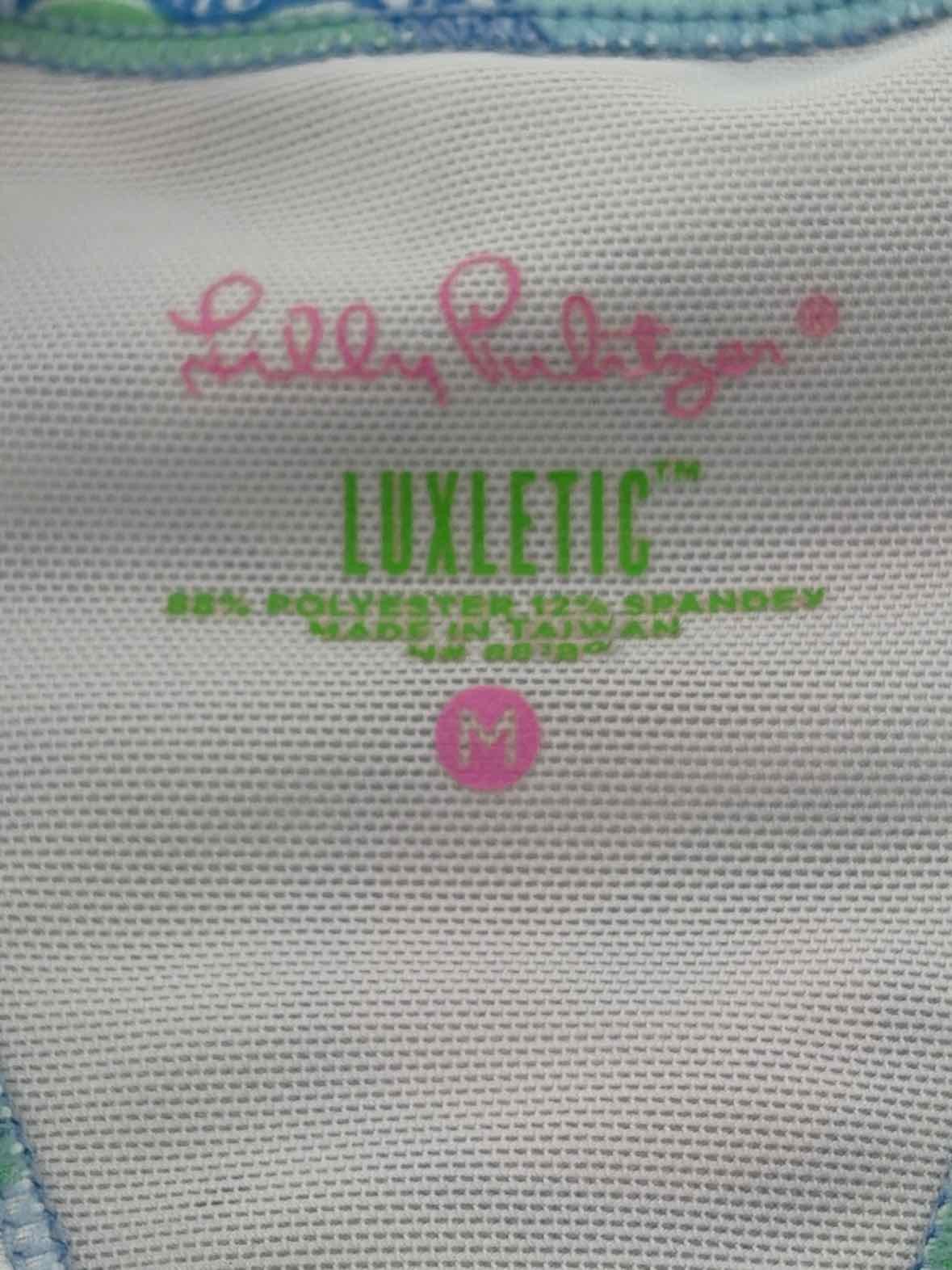 Lilly Pulitzer Luxletic Blue Size Medium Athletic Tank