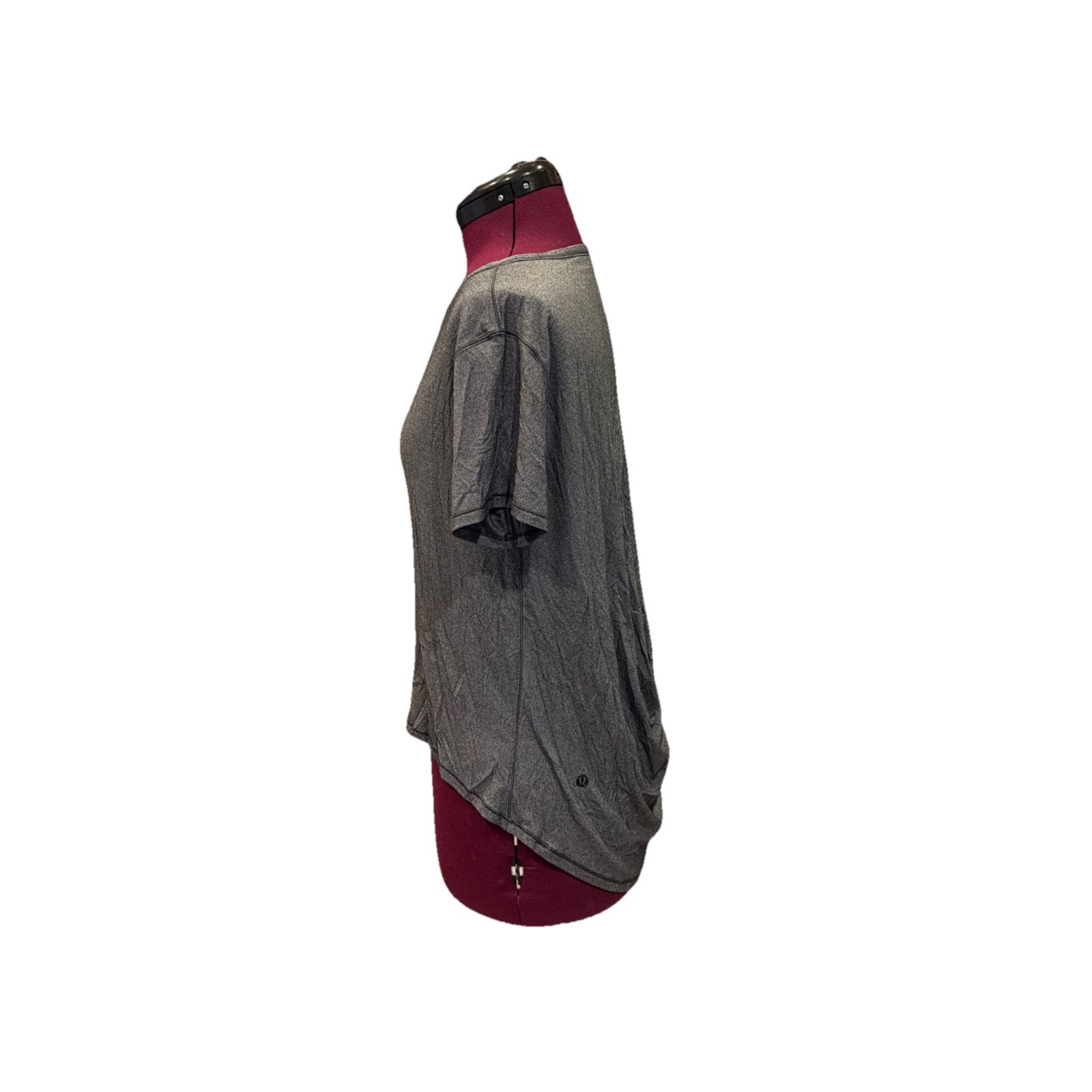 Lululemon Gray Fall In Place Short Sleeve Sz S/M