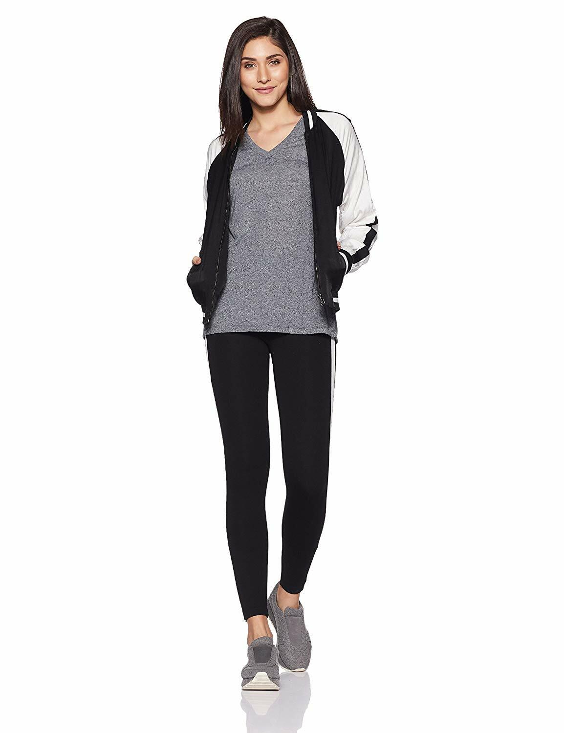 Under Armour V-Neck T-Shirt Womens Threadborne Train Lightweight Gray Loose Fit