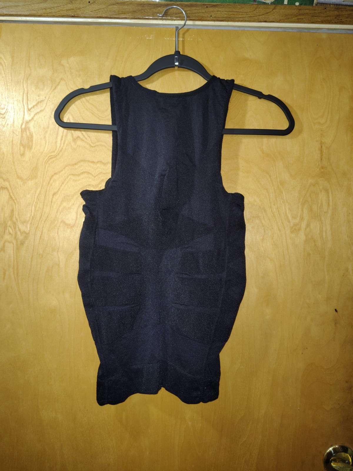 Black Size Medium Heavyweight Compression Tank Top