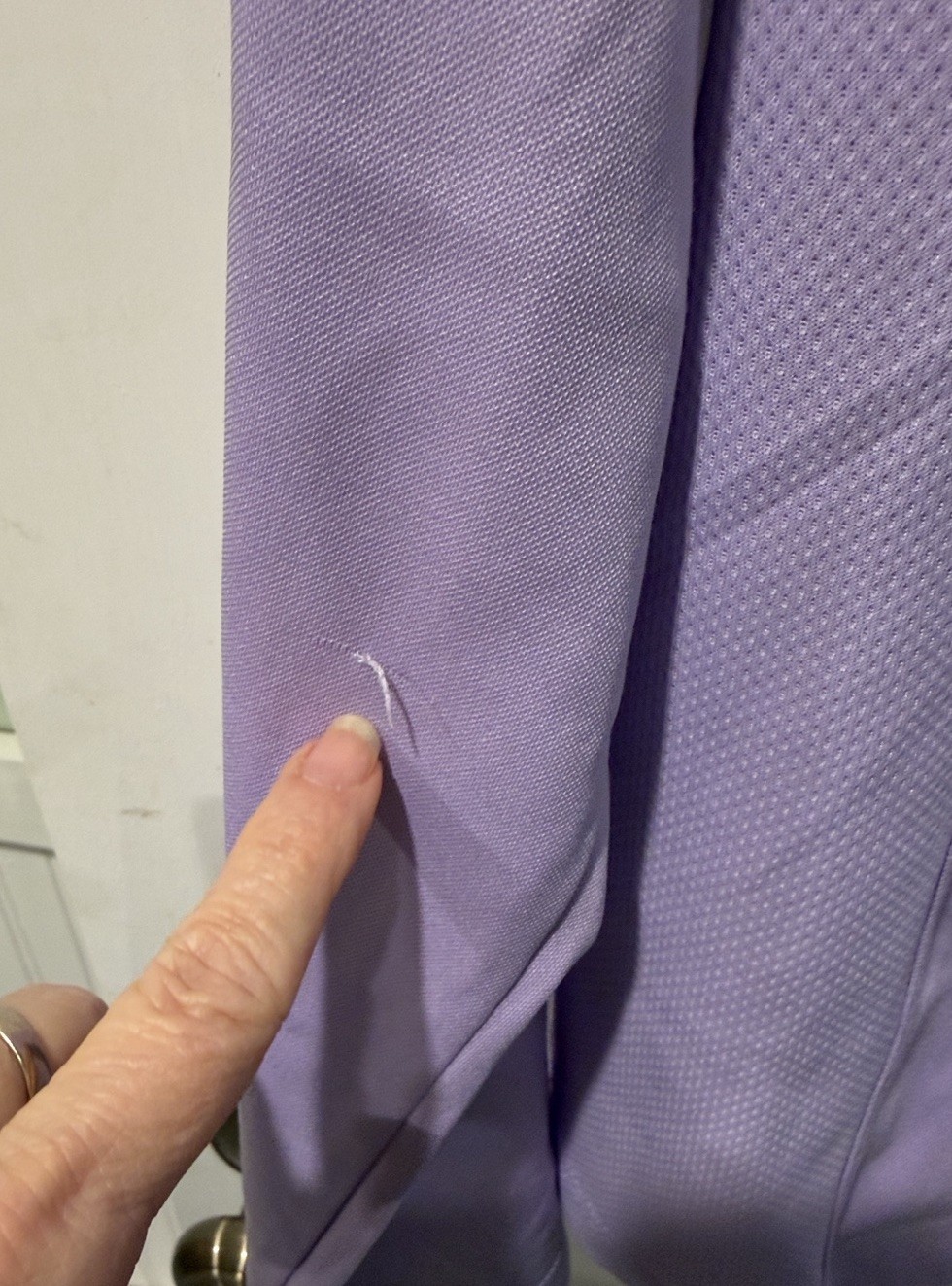 Tail Tech Light Purple Quarter-Zip Active Pullover M