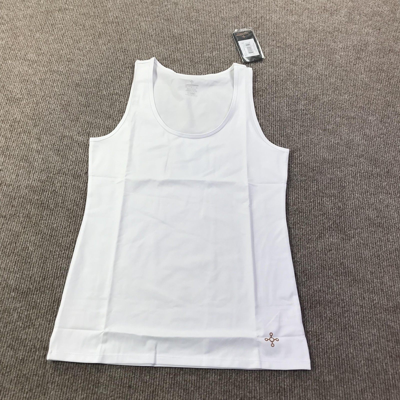 Tommie Copper Core Compression Tank Womens Large White Athletic Sleeveless Shirt