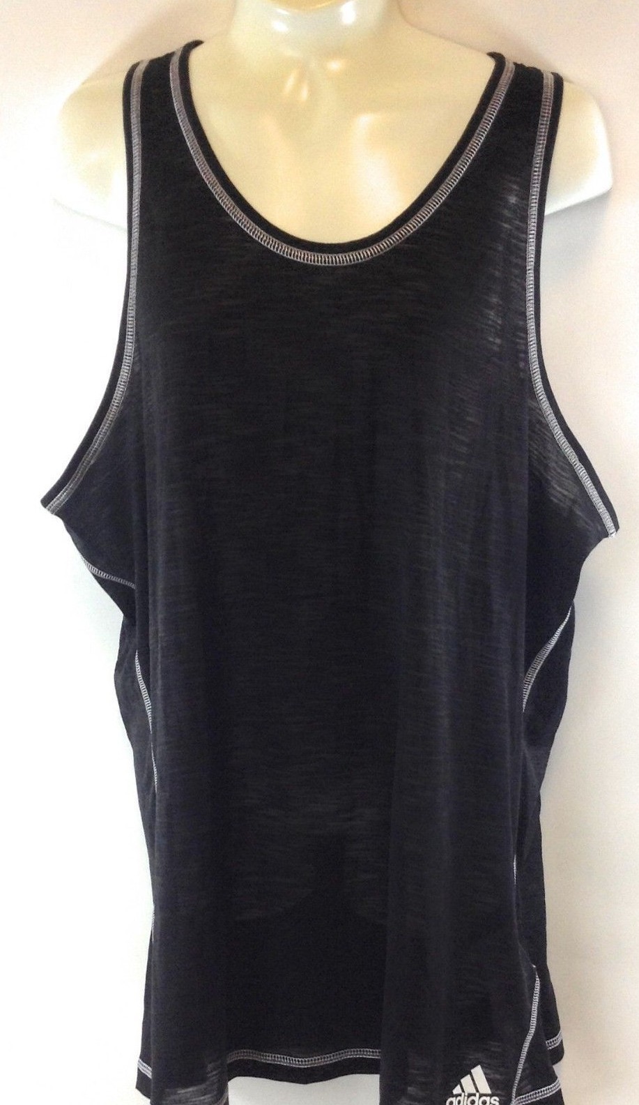 Womens Adidas Var Layer Tank O28630 Black ClimaLite Lightweight Tank Top