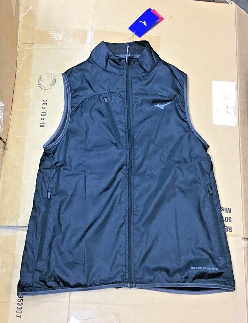 Mizuno Women’s Breath Thermo FZ Vest Black B23