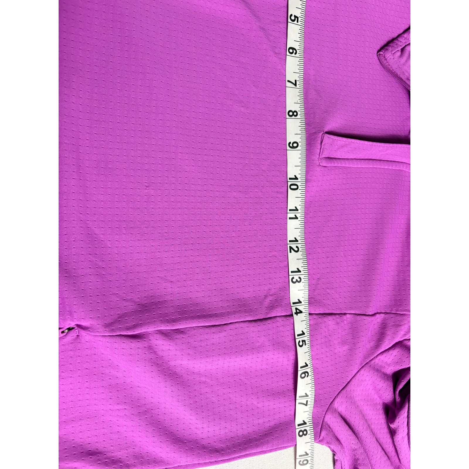 Mondetta Performance Recycled Polyester Top Puyllover 1/4 Zip Top Purple M