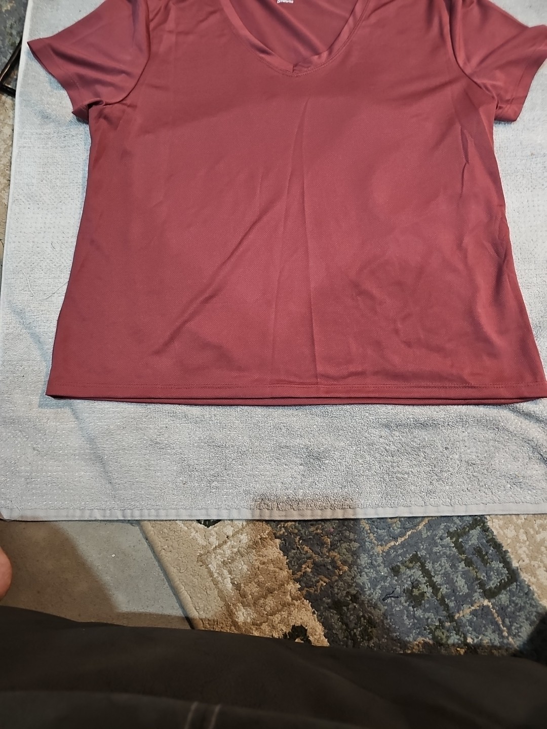 Athletic Works Core V-neck Tee Wild Ginger Pink Size Large 12-14 NWT