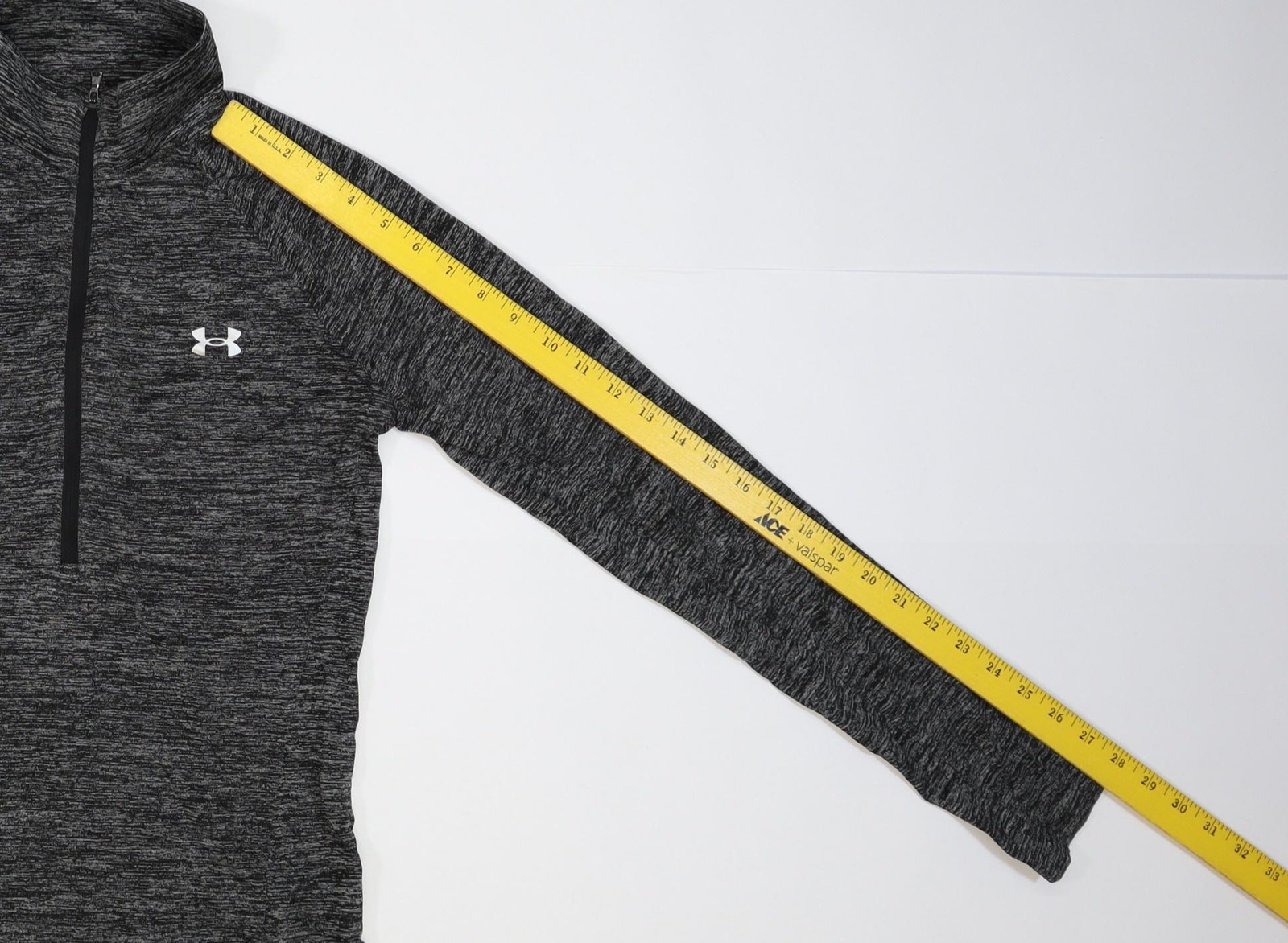 Under Armour Pullover Womens Small Gray 1/4 Zip HeatGear Tech Twist Top Athletic