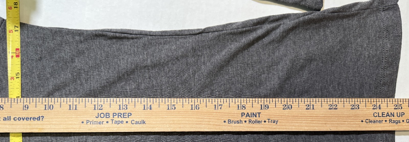 Gray V Neck Super Soft Lightweight Activewear Tee T Shirt Women’s Size S NEW