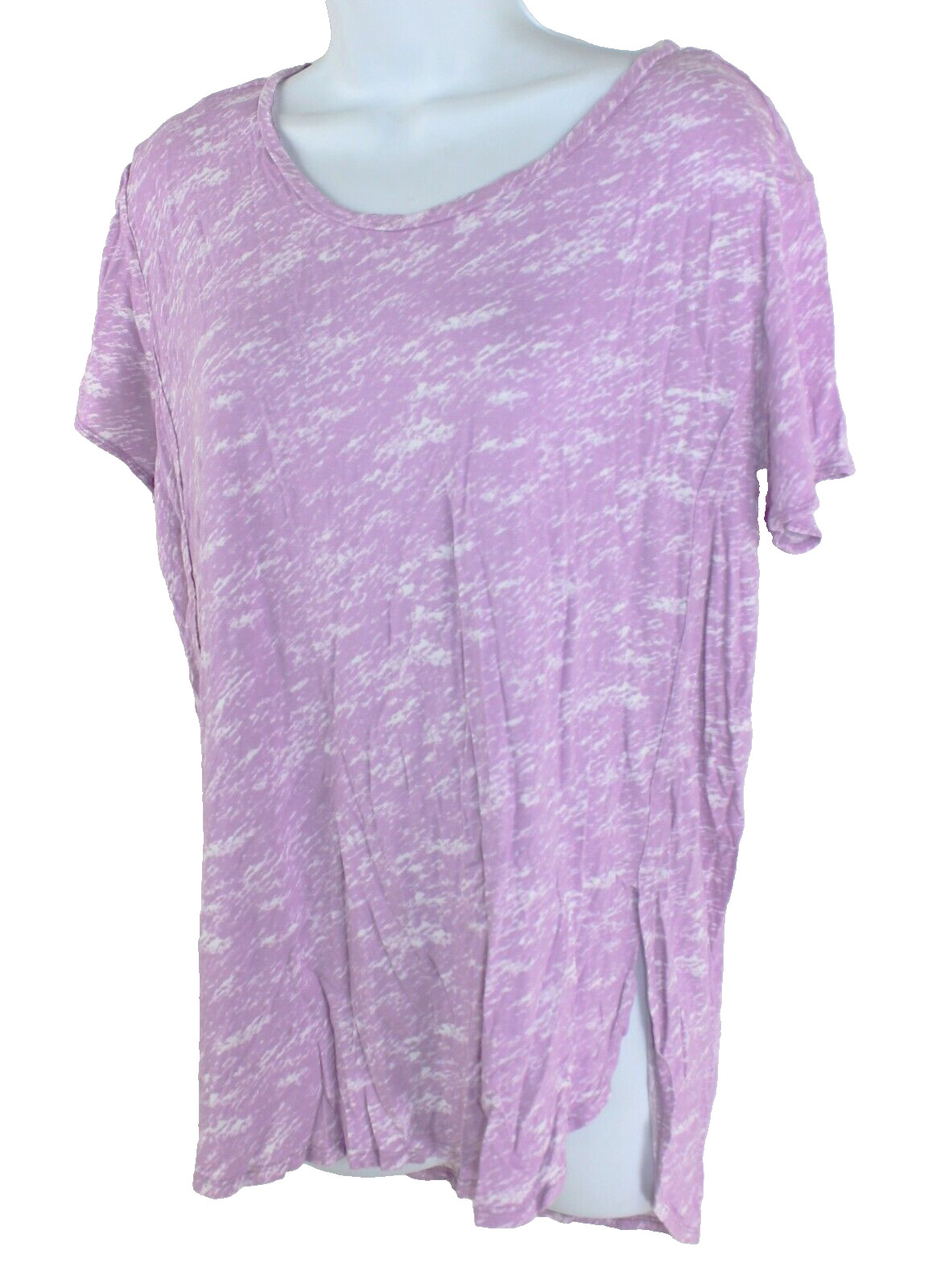 a.n.a A New Approach Size XL Light Purple Athletic Tee Shirt