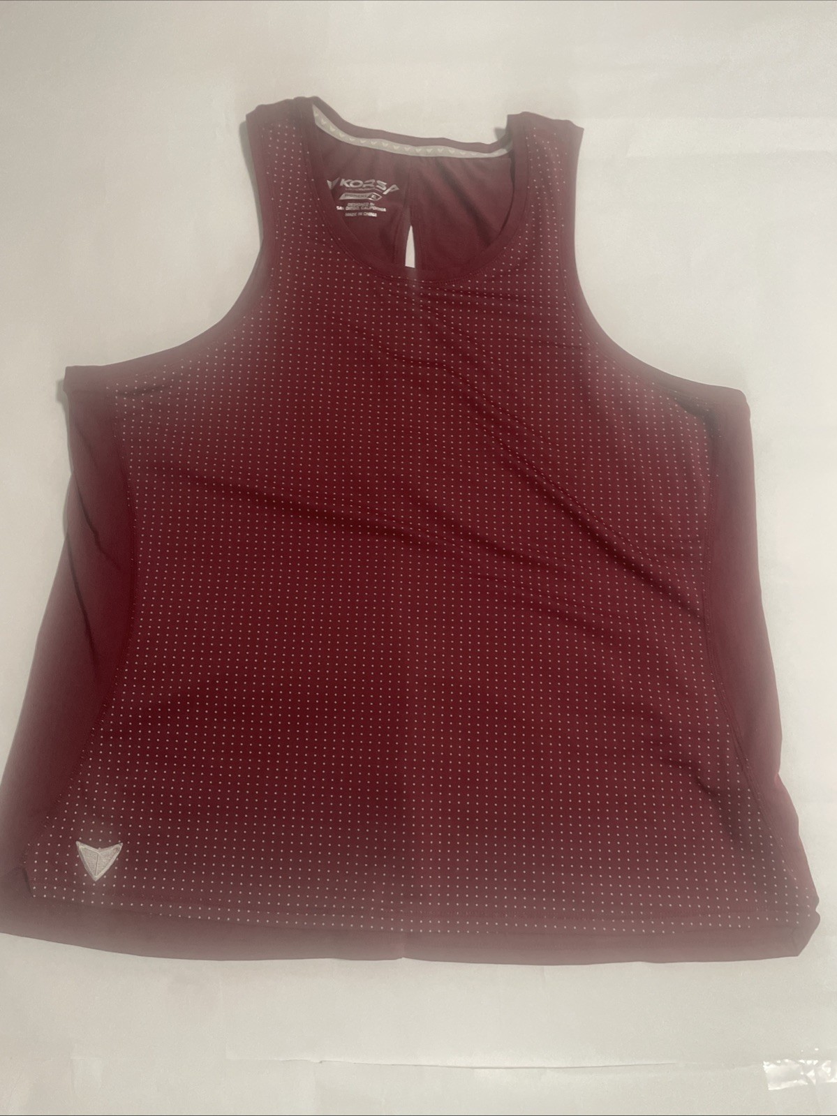 Korsa by Road Runner Sports Women Burgundy Active Tank XL